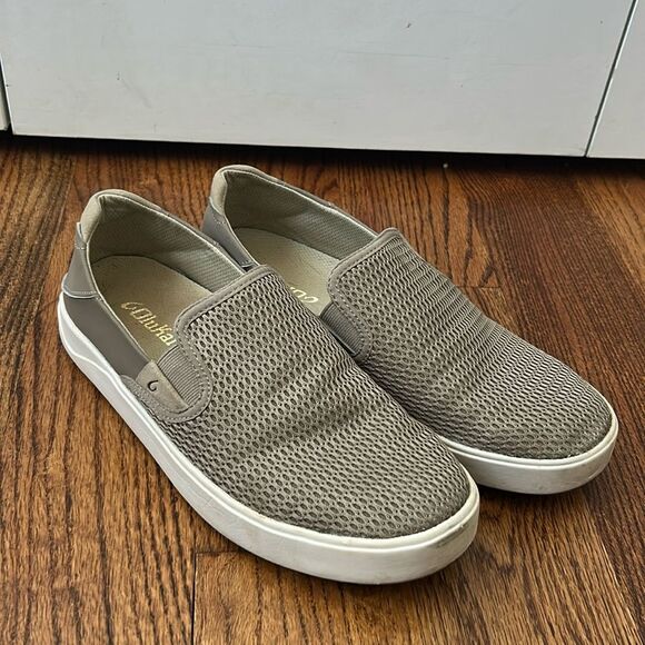 OLUKAI LAE'AHI SLIP ON SNEAKERS CLAY SIZE 8 - Picture 1 of 5